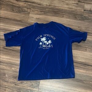 Blue Palm Springs Graphic T-Shirt